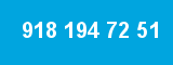 918 194 72 51 918 194 72 51